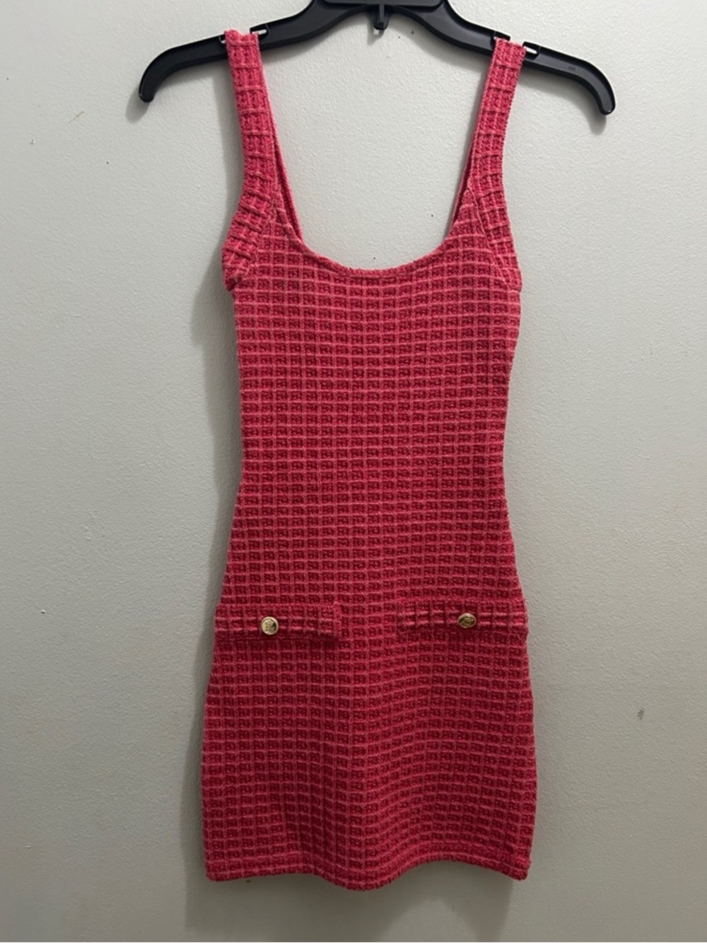 NWT Zara Tweed Tank Mini Dress - Picture 2 of 7